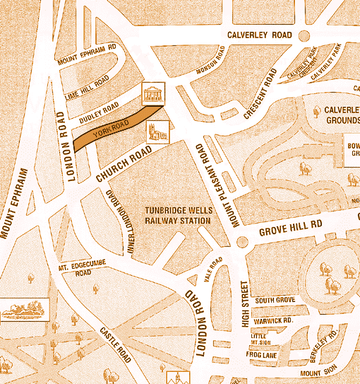 York Road is a historical road in the centre of Tunbridge Wells - running parallel to Church Road