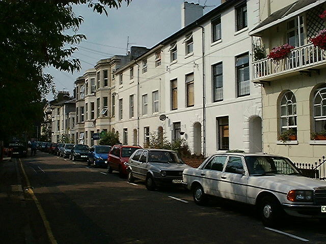 York Road northside - end of terrace (6-14) towards No 38